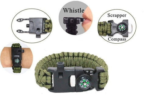 Survival bracelet